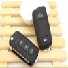 CoCocina Folding Flip Remote Key Case Shell for Hyundai Elantra Sonata Genesis view 2