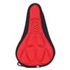 Dilwe Seat Cover, Comfortable Soft Wide 3D Seat Cushion Cover for Mountain Riding Accessory Sweatband and Spare Parts(Red view 1