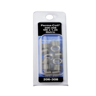 Perma-Coil 206-308 Metric Thread Insert Pack M8X1.25 12PC Helicoil 5546-8
