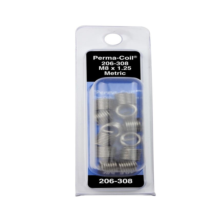 Perma-Coil 206-308 Metric Thread Insert Pack M8X1.25 12PC Helicoil 5546-8