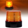 Magnetic Cordless Beacon Light,Amber Rechargeable Strobe Lights for Trucks,Portable Flashing Emergency Safety Warning Light for Postal Construction Vehicles Snowplow Golf Carts,Day/Night Visibility view 1