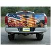 T34 American Flag 9/11 Never Forget Tailgate Wrap Vinyl Graphic Decal Sticker F150 F250 F350 Ram Silverado Sierra Tundra Ranger Frontier Titan Tacoma 1500 2500 3500 Bed Cover view 1
