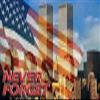 T34 American Flag 9/11 Never Forget Tailgate Wrap Vinyl Graphic Decal Sticker F150 F250 F350 Ram Silverado Sierra Tundra Ranger Frontier Titan Tacoma 1500 2500 3500 Bed Cover view 2