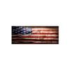 T327 American Flag Distressed Tailgate Wrap Vinyl Graphic Decal Sticker F150 F250 F350 Ram Silverado Sierra Tundra Ranger Frontier Titan Tacoma 1500 2500 3500 Bed Cover view 2
