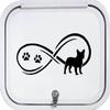 Bluegrass Decals H1110 French Bulldog Infinity Dog Decal Sticker (Black) view 2
