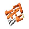 Aluminum Steering Assembly For LOSI 1:6 4WD Super Baja Rey LOS05013 / Super Baja Rey 2.0 LOS05021 Upgrades - Orange view 1