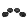 uxcell 4pcs 64mm Dia 4 Lugs Car Tire Wheel Center Hub Cap Cover w Black Badge Sticker view 1