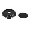 uxcell 4pcs 64mm Dia 4 Lugs Car Tire Wheel Center Hub Cap Cover w Black Badge Sticker view 4