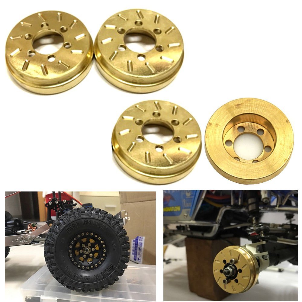 Benedict Harry 4Pcs Internal Wheel Weights for 1/10 RC 1.9"/2.2" Beadlock Wheel Rims