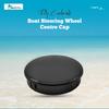 MARINE CITY Black 2-1/2 Inch PC Construction Steering Wheel Center Cap - High Strength, Fatigue Resistant, Easy Install, Gloss Finish - Ideal for Marines, Boats, Yachts view 2