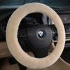 OGLAND Fuzzy Sheepskin Car Steering Wheel Cover for Women | Soft Wool Girly view 4