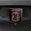 GRAPHICS & MORE American Fire Department Firefighter Skeleton Fears Me Tow Trailer Hitch Cover Plug Insert view 4