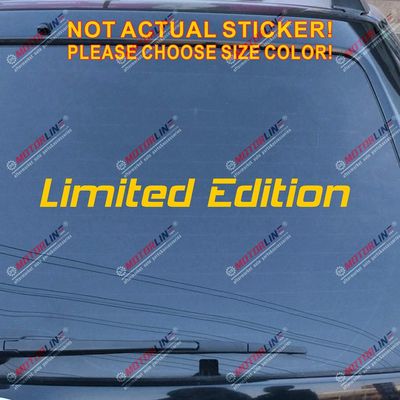 Limited Edition Decal Sticker Car Vinyl Racing Sport JDM Style c (Yellow, 20'' (50.8cm))