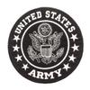 Sturgis-Mid-West US Army Back Patch Large 10" Size Black & White for Motorcycle Vest Or Jacket view 1