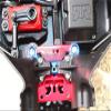 GPM for Arrma 1/8 Outcast 6S BLX Stunt Truck Upgrade Parts Aluminum Front Dirt Guard Mount - 1Pc Set Gray Silver view 4