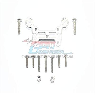 GPM for Arrma 1/8 Outcast 6S BLX Stunt Truck Upgrade Parts Aluminum Front Dirt Guard Mount - 1Pc Set Silver