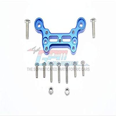 GPM for Arrma 1/8 Outcast 6S BLX Stunt Truck Upgrade Parts Aluminum Front Dirt Guard Mount - 1Pc Set Blue