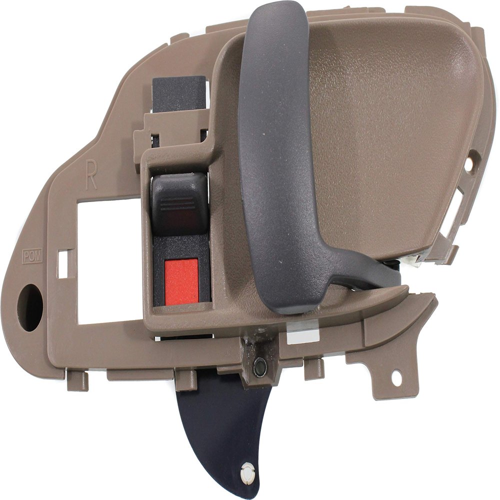 Garage-Pro Interior Door Handle Compatible with 1995-1999 Chevrolet K1500, 1995-2000 Tahoe, 1995-1999 C1500 & 1995-1999 K1500 Suburban Front or Rear, Passenger Side Brown Bezel with Black Lever