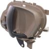 Garage-Pro Interior Door Handle Compatible with 1995-1999 Chevrolet K1500, 1995-2000 Tahoe, 1995-1999 C1500 & 1995-1999 K1500 Suburban Front or Rear, Passenger Side Brown Bezel with Black Lever view 2