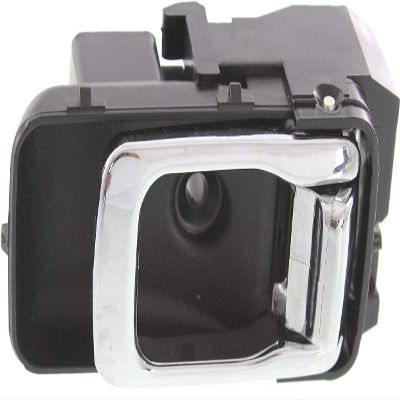 Garage-Pro Interior Door Handle Compatible with 1998-2001 Nissan Altima, 2001-2004 Frontier & 2002-2004 Xterra Front, Driver Side Black Bezel with Chrome Lever