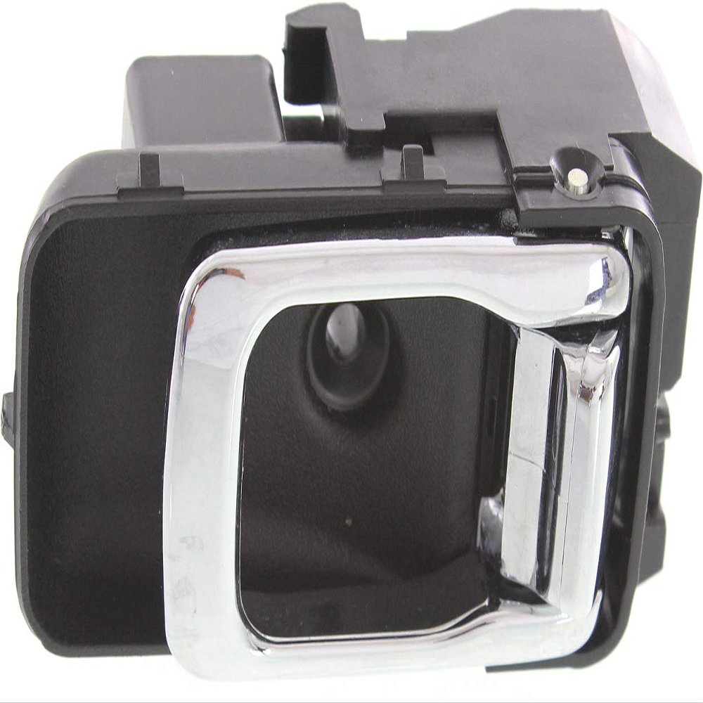 Garage-Pro Interior Door Handle Compatible with 1998-2001 Nissan Altima, 2001-2004 Frontier & 2002-2004 Xterra Front, Driver Side Black Bezel with Chrome Lever