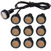 Yolu 10-Pack Eagle Eye Lights Amber 4014 12-SMD 20mm Eagle Eye Led Bulbs Daytime Running Lights Reverse Tail Brake Turn Signal Light Tail Backup Lights Clearance Marker Lights 12V view 4