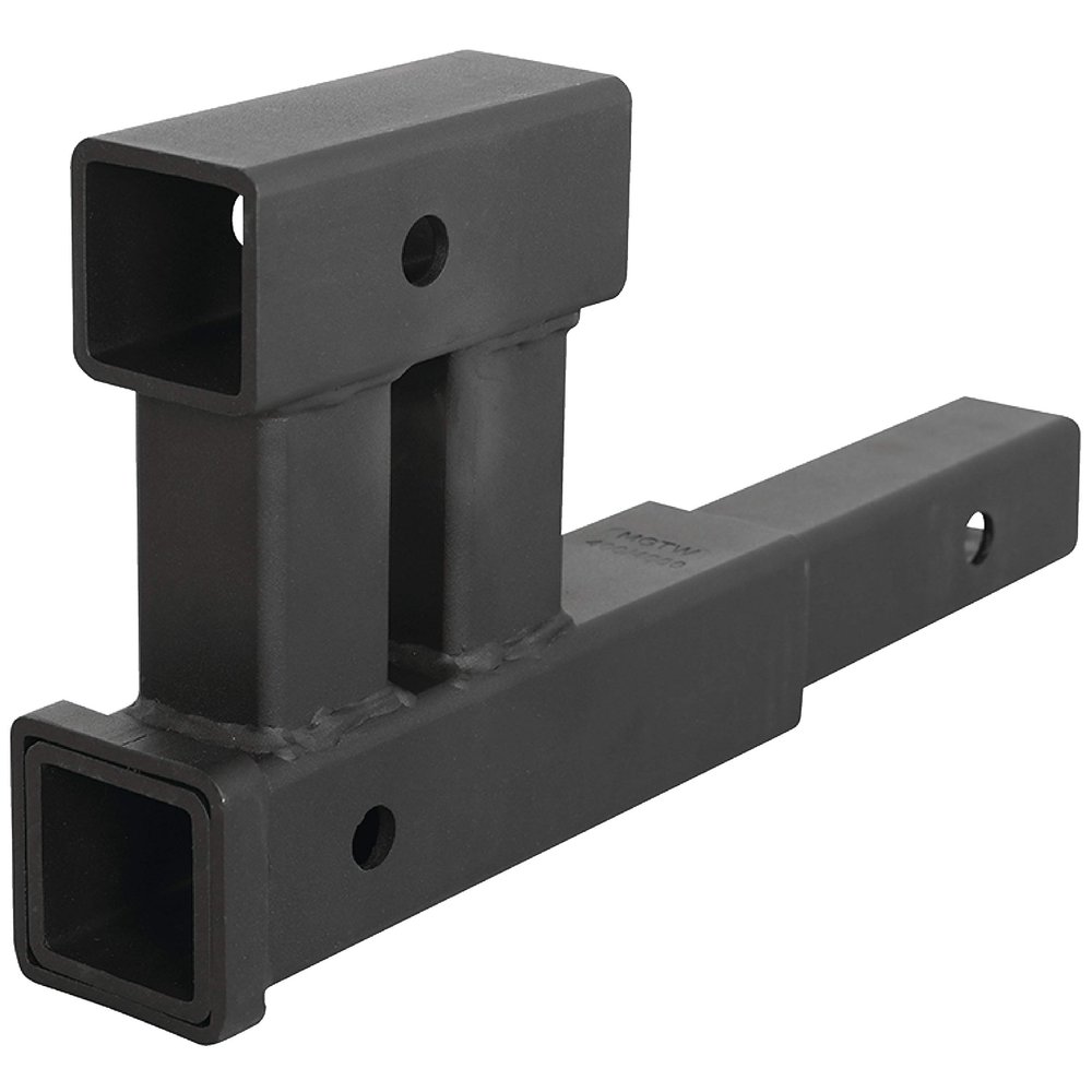 Seachoice Dual Hitch Extender, Trailer Towing, 5,000-Lb. Capacity, Black Finish