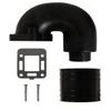 Barr Exhaust U-Shaped Riser Kit for Mercruiser 2.5/3.0L with Off-Set 2 Bolt Mounting view 1