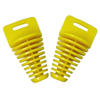 TDPRO 2Pcs Exhaust Muffler Wash Plug For Pit Dirt Bike ATV Motorcycle (YELLOW)