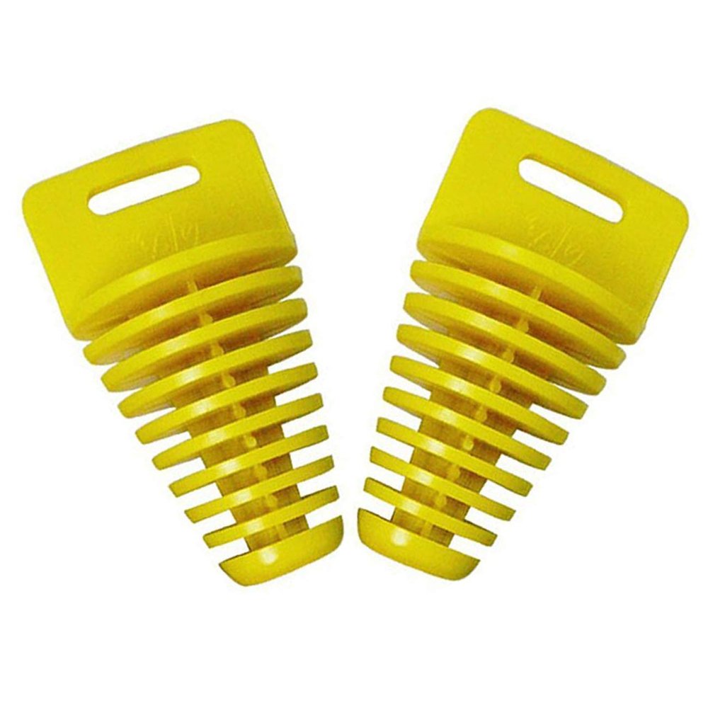 TDPRO 2Pcs Exhaust Muffler Wash Plug For Pit Dirt Bike ATV Motorcycle (YELLOW)