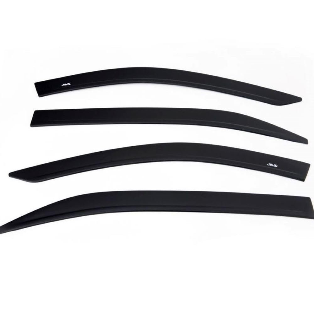 Auto Ventshade [AVS] Low Profile Rain Guards for 2019-2025 Dodge Ram 1500, Crew CAB ONLY | Window Vent Visors, 4 pcs. - Dark Smoke | 994064