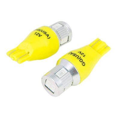 GG Grand General 70620 Amber (6 LED) Light Bulb (921/912 6LED with Heatsink Tower Style, 12V)