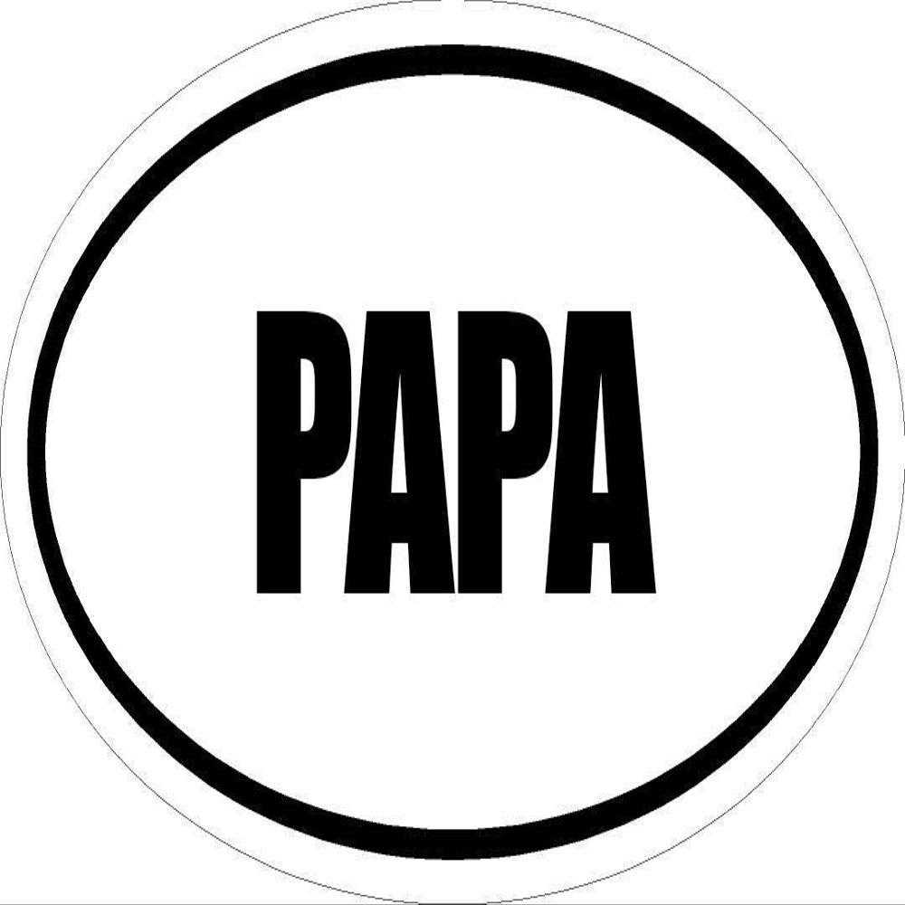 MFX Design Magnet 3" Printed Euro Oval Style Decal Oval PAPA Decal Sticker dcor Great Size for Mug Phone case Hard Hats and Helmets.