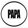 MFX Design Magnet 3" Printed Euro Oval Style Decal Oval PAPA Decal Sticker dcor Great Size for Mug Phone case Hard Hats and Helmets. view 1