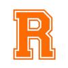 Applicable Pun Varsity Letter R - Vinyl Decal for Outdoor Use on Cars, ATV, Boats, Windows and More - Orange 3 Inches Tall view 1