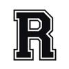Applicable Pun Varsity Letter R - Vinyl Decal for Outdoor Use on Cars, ATV, Boats, Windows and More - Black 6 Inches Tall view 1