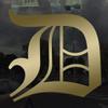 Applicable Pun Old English Letter D - Vinyl Decal for Outdoor Use on Cars, ATV, Boats, Windows and More - Gold 5 Inches Tall view 2