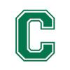 Applicable Pun Varsity Letter C - Vinyl Decal for Outdoor Use on Cars, ATV, Boats, Windows and More - Green 6 Inches Tall view 1
