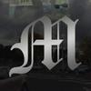 Applicable Pun Old English Letter M - Vinyl Decal for Outdoor Use on Cars, ATV, Boats, Windows and More - Silver 4 Inches Tall view 2