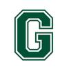 Applicable Pun Varsity Letter G - Vinyl Decal for Outdoor Use on Cars, ATV, Boats, Windows and More - Forest Green 5 Inches Tall view 1