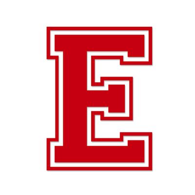 Applicable Pun Varsity Letter E - Vinyl Decal for Outdoor Use on Cars, ATV, Boats, Windows and More - Red 4 Inches Tall