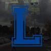 Applicable Pun Varsity Letter L - Vinyl Decal for Outdoor Use on Cars, ATV, Boats, Windows and More - Blue 4 Inches Tall view 2