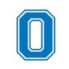 Applicable Pun Varsity Letter O - Vinyl Decal for Outdoor Use on Cars, ATV, Boats, Windows and More - Sky Blue 7 Inches Tall view 1