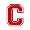 Applicable Pun Varsity Letter C - Vinyl Decal for Outdoor Use on Cars, ATV, Boats, Windows and More - Red 3 Inches Tall view 1