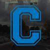 Applicable Pun Varsity Letter C - Vinyl Decal for Outdoor Use on Cars, ATV, Boats, Windows and More - Sky Blue 11 Inches Tall view 2