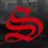 Applicable Pun Old English Letter S - Vinyl Decal for Outdoor Use on Cars, ATV, Boats, Windows and More - Red 3 Inches Tall view 2