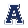 Applicable Pun Varsity Letter A - Vinyl Decal for Outdoor Use on Cars, ATV, Boats, Windows and More - Dark Blue (Navy) 11 Inches Tall view 1