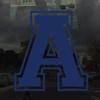 Applicable Pun Varsity Letter A - Vinyl Decal for Outdoor Use on Cars, ATV, Boats, Windows and More - Dark Blue (Navy) 11 Inches Tall view 2