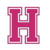 Applicable Pun Varsity Letter H - Vinyl Decal for Outdoor Use on Cars, ATV, Boats, Windows and More - Hot Pink (Magenta) 5 Inches Tall view 1