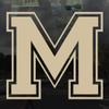 Applicable Pun Varsity Letter M - Vinyl Decal for Outdoor Use on Cars, ATV, Boats, Windows and More - Beige 4 Inches Tall view 2